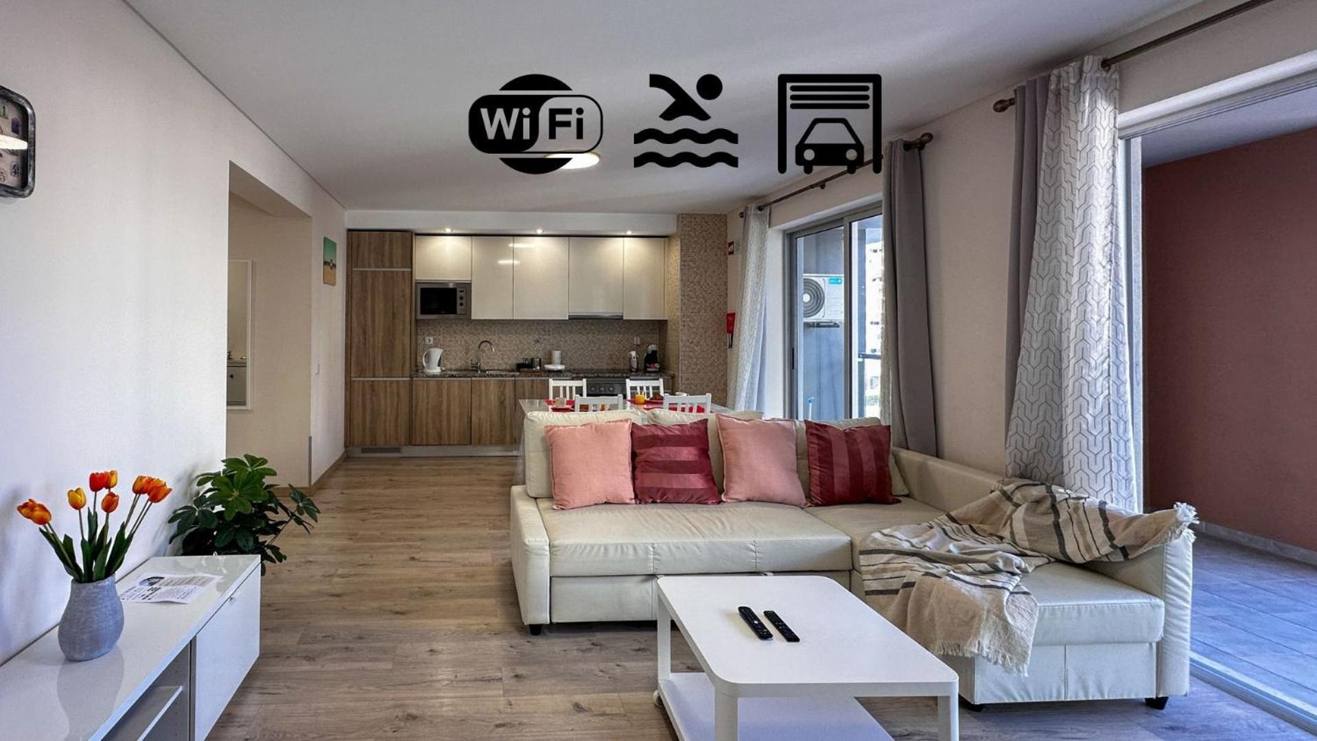 Apartamento Elegante Com Garagem E Piscina Na Praia Da Rocha Portimão Kültér fotó